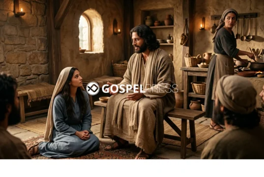 MARTA, MARTA: O CHAMADO DE JESUS ÀS PRIORIDADES ETERNAS Marta e Maria ouvindo Jesus em Bet