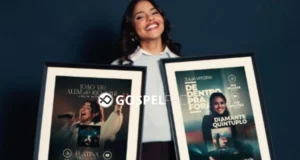 Julia Vitória Recebe Discos de Platina e Diamante Quíntuplo em Homenagem Surpresa e Celebra Marco Histórico na Música Gospel Cantora gospel Julia Vitória recebe Discos de Platina e Diamante Quíntuplo durante homenagem surpresa realizada em São Paulo